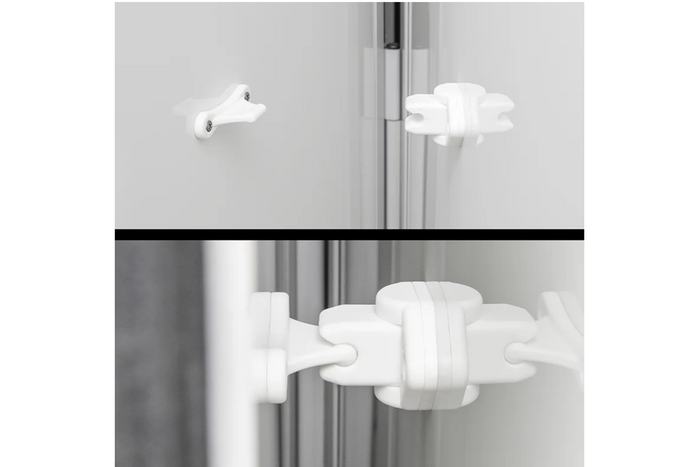 Caravan, camper door latch ProPlus 362622PM white door retaining handle