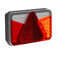 ASPÖCK MULTILED V rear lamp bayonet 8PIN 6 functions left