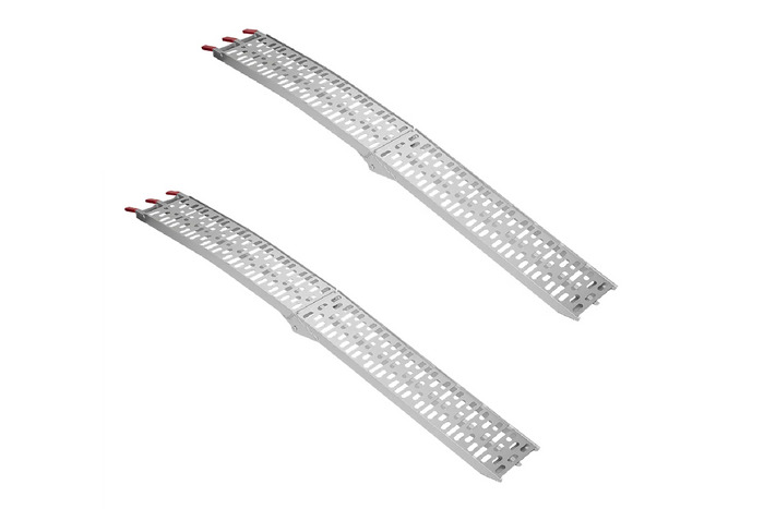 ProPlus 390096 foldable ramps aluminum ramps for trailers 220cm 680kg set of 2