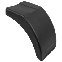 Right half fender for trailer DOMAR DR1012502 wheel arch 340/220mm