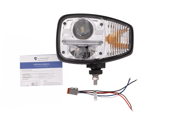 TT Technology TT.16611-L+TT.16611-P LED headlights 3 functions 23xLED 2350lm left+right for JCB/Cat/Manitou/Volvo/Terex