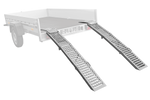 UNITRAILER ALR005 foldable ramps steel drive-on ramps for trailers 200cm 500kg set of 2