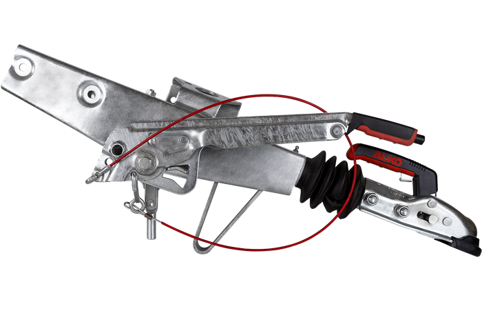 AL-KO 60S/2 overrun device with AK161 hitch for 750kg trailer with square drawbar
