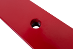 Red grain chute UNITRAILER chute for agricultural trailers 250x355mm