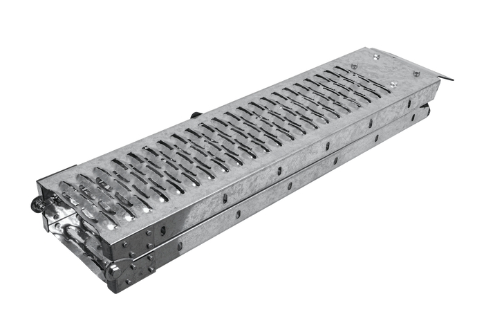 UNITRAILER ALR004B foldable ramps steel drive-on ramps for trailers 190cm 400kg set of 2