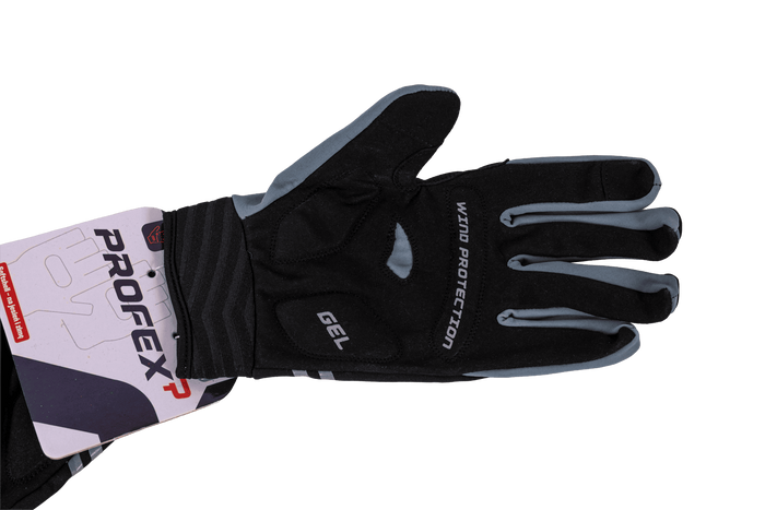 Full-face cycling gloves, size S/M, PROFEX 92084