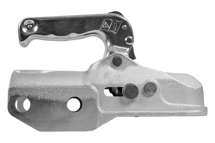 WINTERHOFF WW 350-RCH-1616 ball hitch for 3500kg trailer with 60mm pipe drawbar, cast iron
