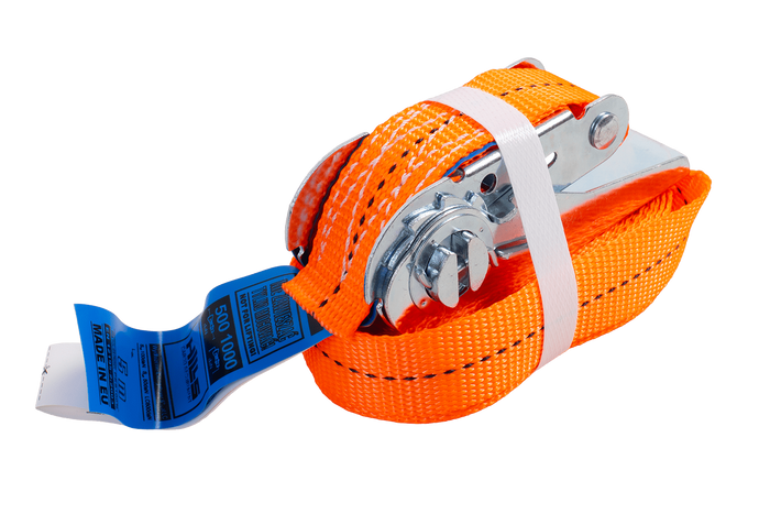 HILLS 5m/25mm/1t orange one-piece strap with tensioner