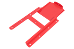 Red grain chute UNITRAILER chute for agricultural trailers 250x355mm
