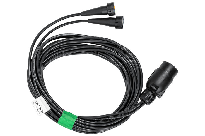 ASPÖCK 58-1022-087 electrical installation trailer harness 4.5 m 7PIN plug bayonets 2x5PIN