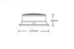 KAMAR PICO ALR0056 LED warning lamp, 3 flashing modes
