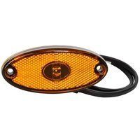 ASPÖCK FLATPOINT II LED marker lamp, orange, universal