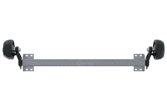 KNOTT VGB13 braked axle for boat trailer 1350kg 1500mm 2000mm 5x112