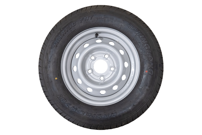 OUTLET Reinforced wheel for trailer LINGLONG TIRE 165/80 R13C 96/94N UNITRAILER RIM 4.5Jx13"H2 5x112 ET:30