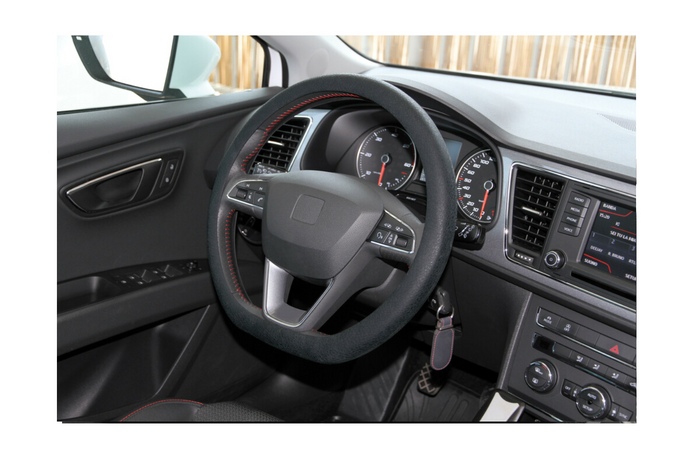 Silicone steering wheel cover LAMPA Sport-Grip 34-51cm