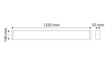Lighting panel for TT TECHNOLOGY TT.12020 trailer LED rear beam 5 functions