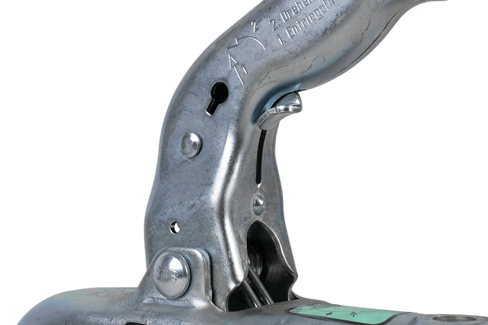 KNOTT KK14-A ball hitch for a 1400kg trailer with a 50mm tubular drawbar