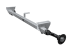 KNOTT VG7-L unbraked axle for 750kg trailer 1125mm 1615mm 4x100