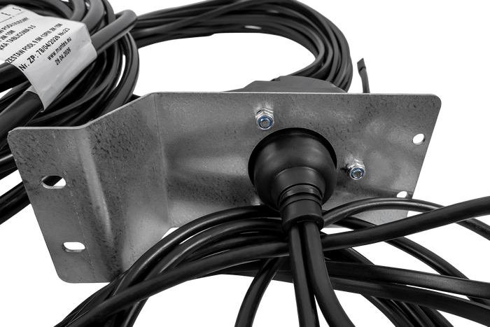 MANTES electrical installation, boat trailer harness, 11.67m, 13PIN plug, 2x 5PIN bayonets