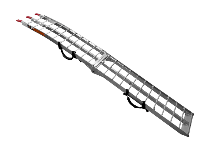 UNITRAILER ALR002 foldable ramp aluminum ramp for trailer 221cm 340kg with belt