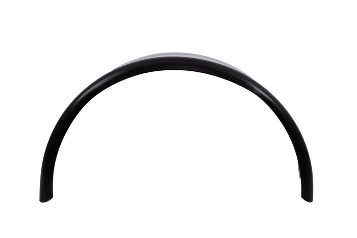 Trailer fender 13-15" DOMAR DK7110 wheel arch 820/240mm metal with rubber edge