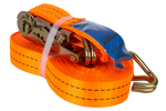 Set of four UNITRAILER 12m/35mm/2t orange transport belts with tensioner