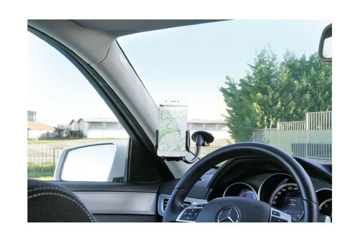 TECNO ARM 2 LAMP phone holder with suction cup mounting