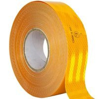 ORANGE REFLECTIVE TAPE FOR TRUCKS AND TRAILERS - 1 m