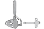 Right side hitch with WINTERHOFF WV 20-R + WVG 20-A fastener, complete trailer side closure