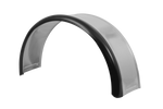 Trailer fender 13-15" DOMAR DK7110 wheel arch 820/240mm metal with rubber edge