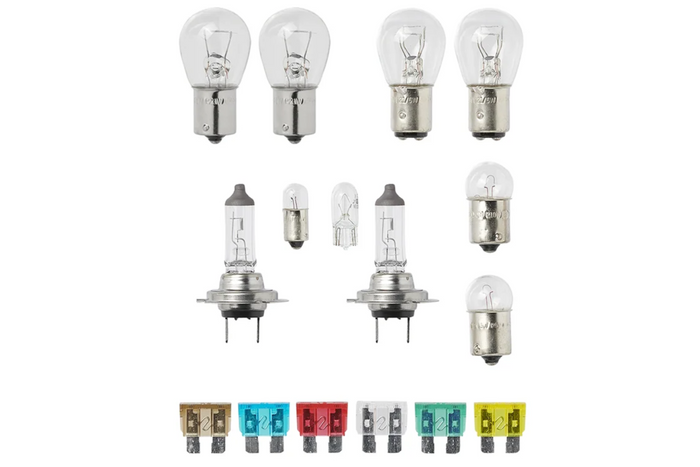 H7 bulb kit for camper, car ProPlus 410162 spare set of 16 pieces
