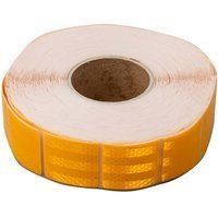 Orange reflective tape - 45 metre long segment