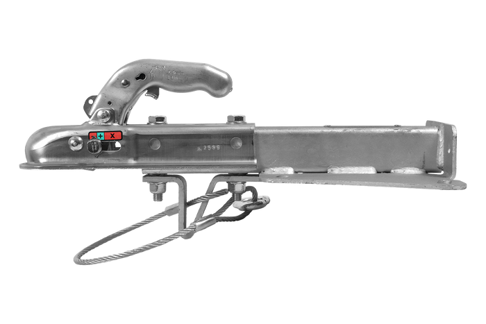 KNOTT KQ14-A+KZE7.5 ball hitch for a 750kg trailer with a V-type drawbar